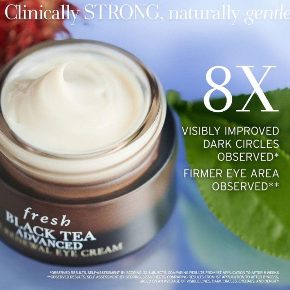 CLEARANCE! Fresh Black Tea Advanced Age Renewal Eye Cream, 15ml, NIB - Picture 2 of 8